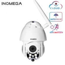 INQMEGA 1080P PTZ IP камера с автоматическим отслеживанием Скорости Купольная Wi-Fi беспроводная CCTV камера наружного видеонаблюдения Водонепроницаемая камера