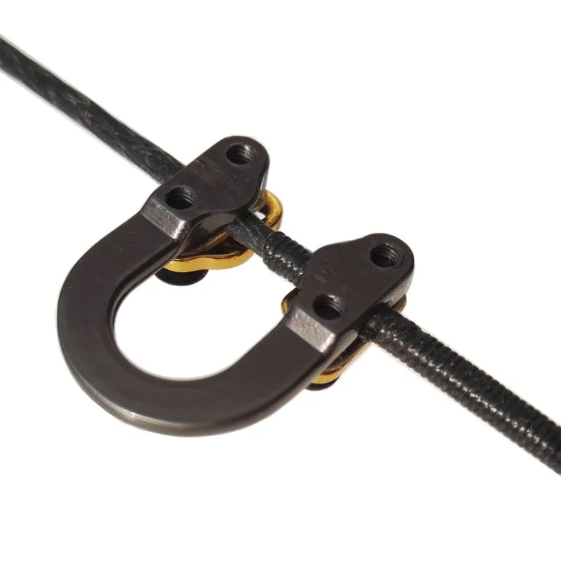 3pcs Archery Metal D Loop U Shape Ring Buckle Rope Import Aerospace Aluminum Alloy Outdoor Shooting Hunting Accessories