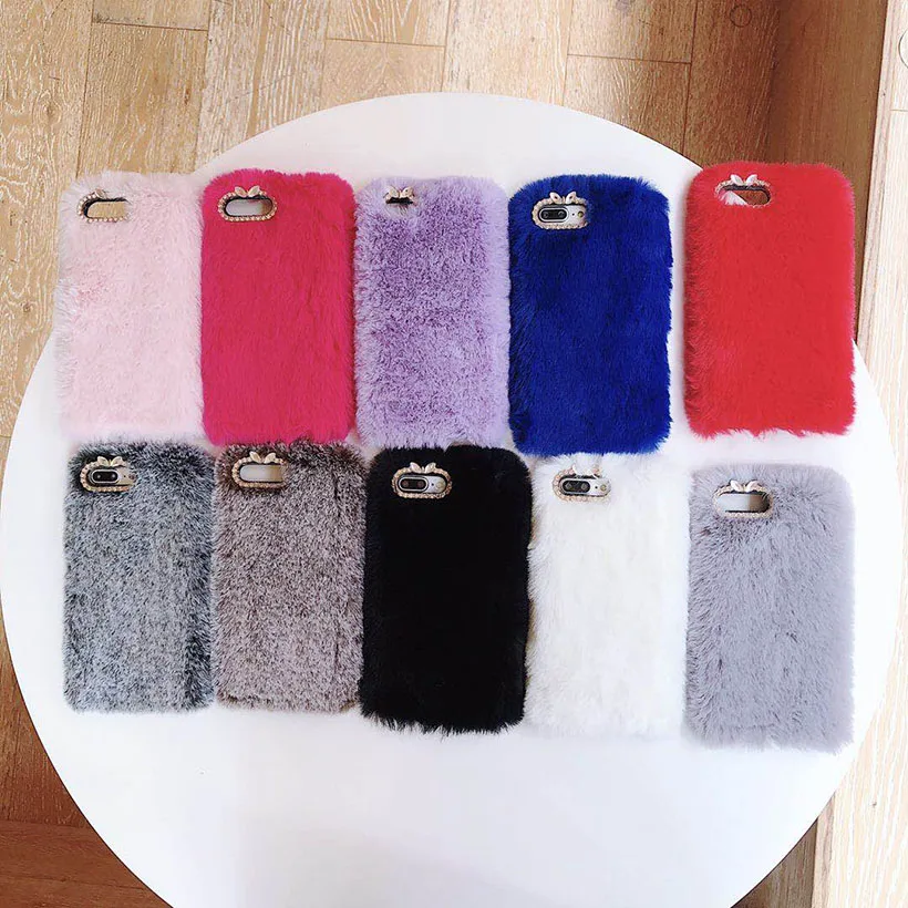 

Warm Fur Case For Huawei Honor 7A Pro 7X 7C 7S Lite 6X 6A 5S 5C 4C Play 7 6 Mate SE GR5 2017 Covers Warm Covers