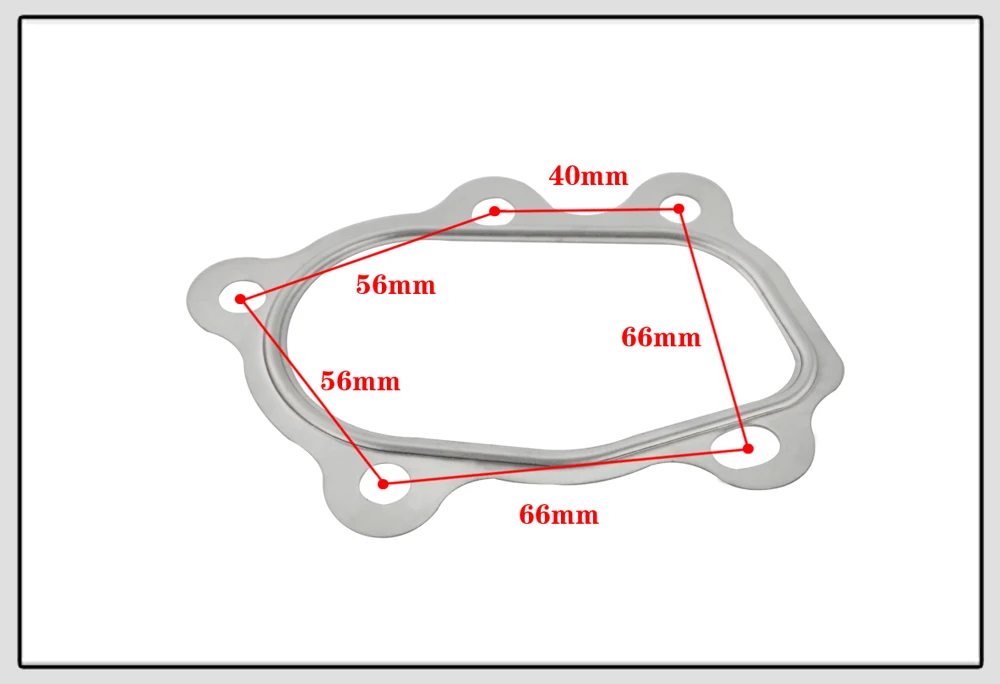 WLR RACING-10 шт./лот для T25 T28 GT25 GT28 прокладка турбокомпрессора Для Turbo GT25 5 болт WLR4810