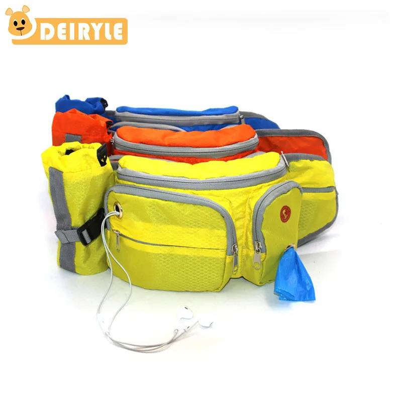 Kaufen Tragbare Einstellbare Lauf Taille Tasche Hund Ausbildung Taille Tasche Reise Sport Tasche Tragen Snacks Müll Tasche Für Hund Leine