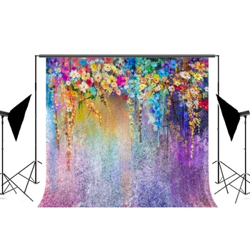 

High Quality Hand painted colorful Baby Children Digital Photography Background Photo Backdrops