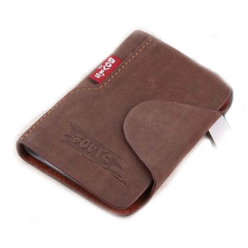 KUDIAN BEAR Genuine Leather Business Cards Holder Credit Card Cover Bags Hasp Card Organizer Bags -- BIH003 PM25 5