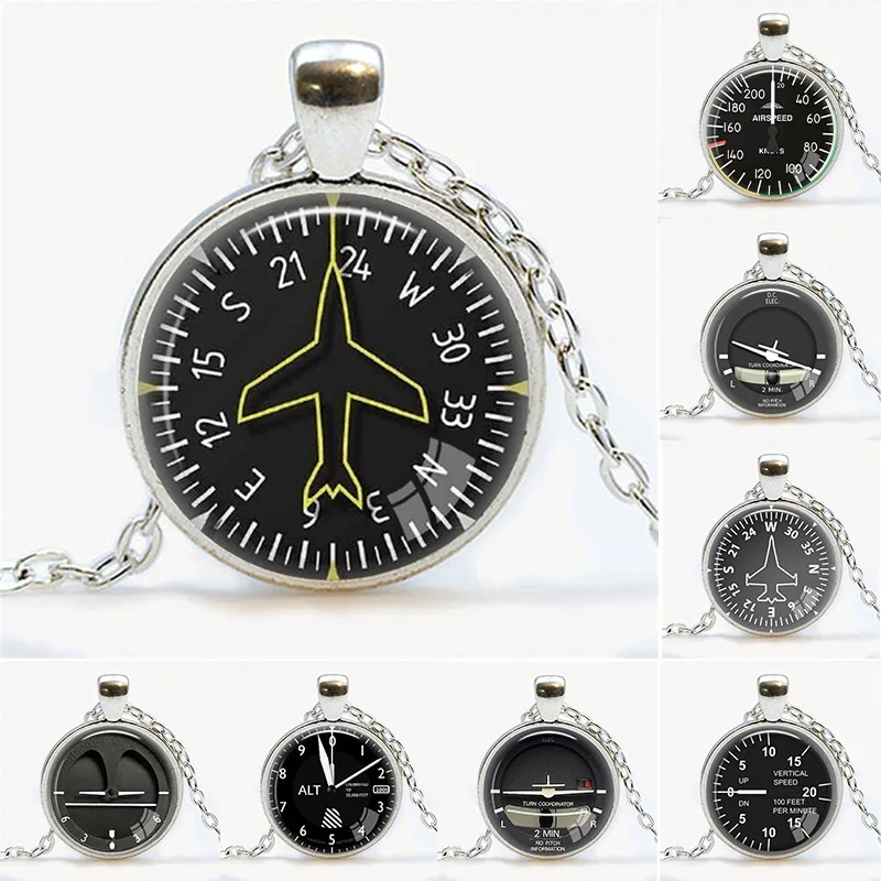 Пилот ювелирные изделия Air speed Indicator Avionics самолет инструмент пилот подвеска