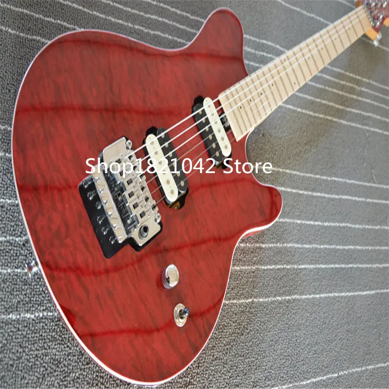 

WOlfgang electric guitar .EVH matt Cherry red electric guitar ,floyd rose bridge guitarra guitarra eletrica
