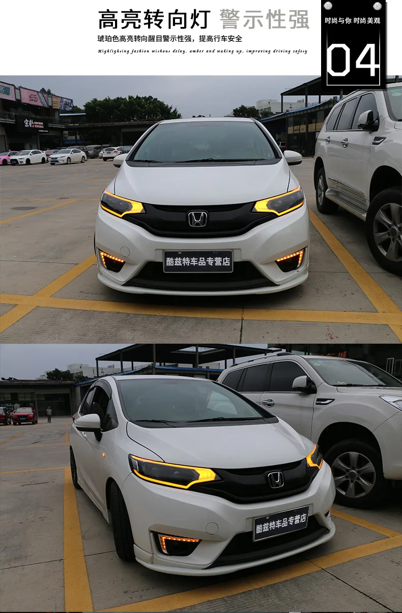 Автомобильный Стайлинг для Honda Civic 16-18 фары для нового Civic светодиодный фонарь DRL Биксеноновые линзы Высокий Низкий Луч парковки передняя лампа