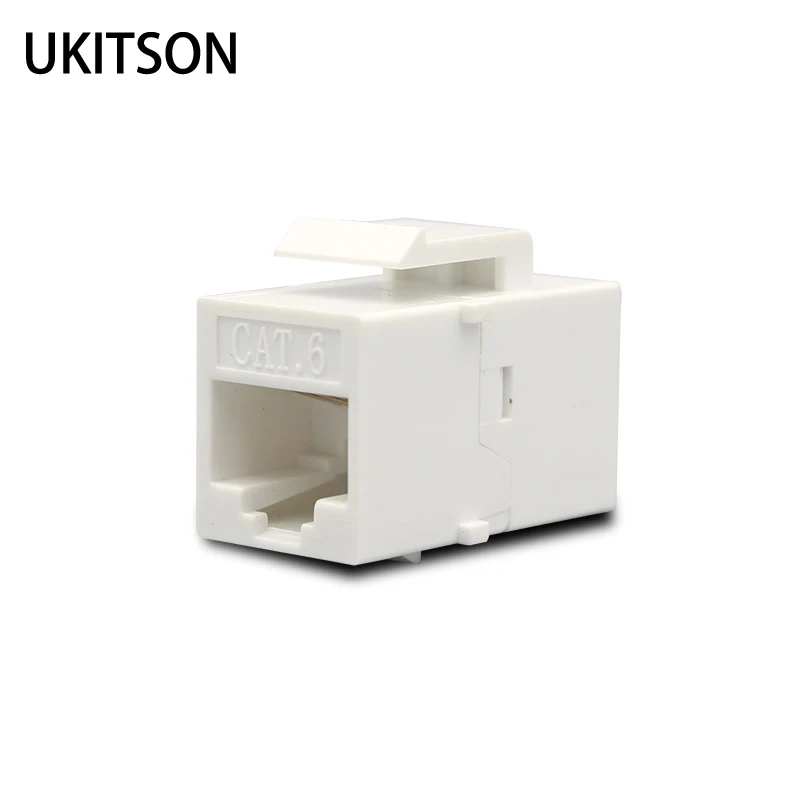 Разъем Ethernet Keystone CAT6 RJ45 для сети 1000 м черный белый цвет|socket ethernet|cat6 rj45 keystonekeystone