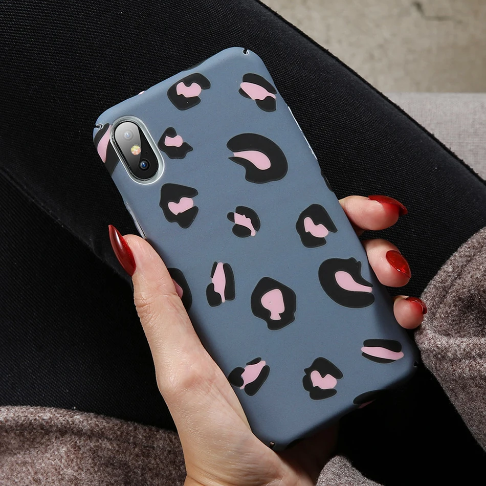 Caseier светящийся чехол для iPhone X XR 7 8 6 XS Max роскошный чехол с леопардовым принтом для iPhone 6s plus 5 5S SE пантера точечное покрытие чехол на айфон 7 чехол на айфон 5s чехол на айфон XR