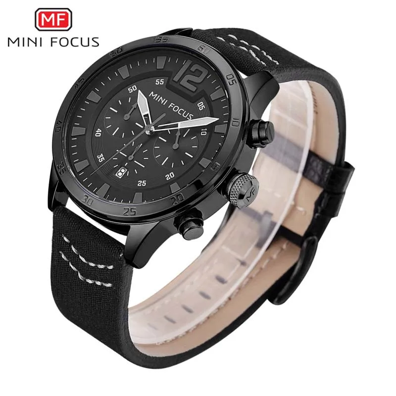  Men's Casual Sport Quartz Watch Minifocus Luxury Military Army Auto Date Nylon Strap Men Watches Fa