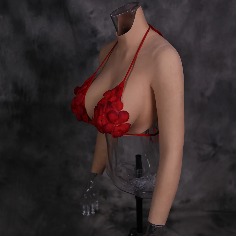 Dokier реалистичные силиконовые crossdressing огромные поддельные груди формы с руками
