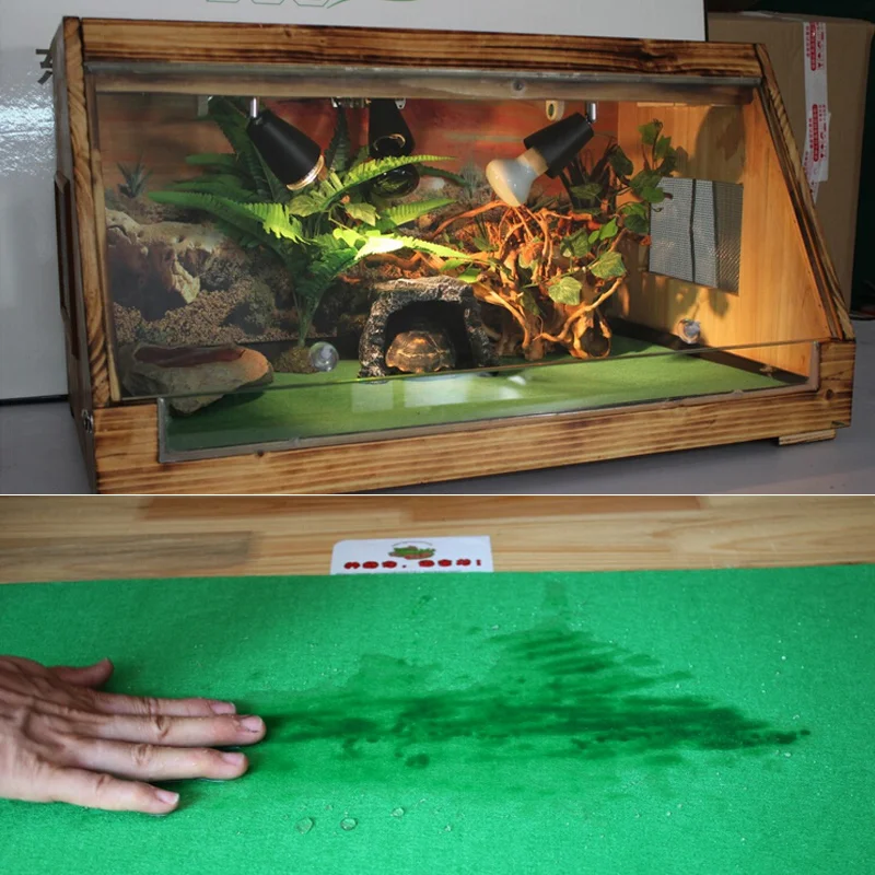 80x40cm Reptiles Carpet Liner Snakes Lizards Terrarium Large Soft Cage