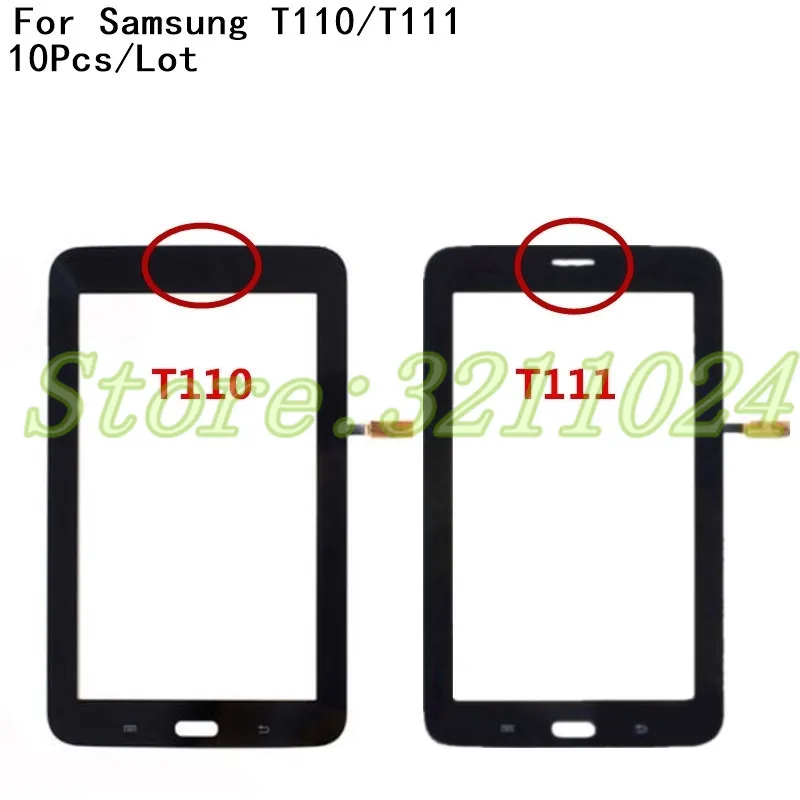 10 шт./лот для Samsung Galaxy Tab 3 Lite 7 0 SM-T110 T110 T111 сенсорный экран дигитайзер Датчик