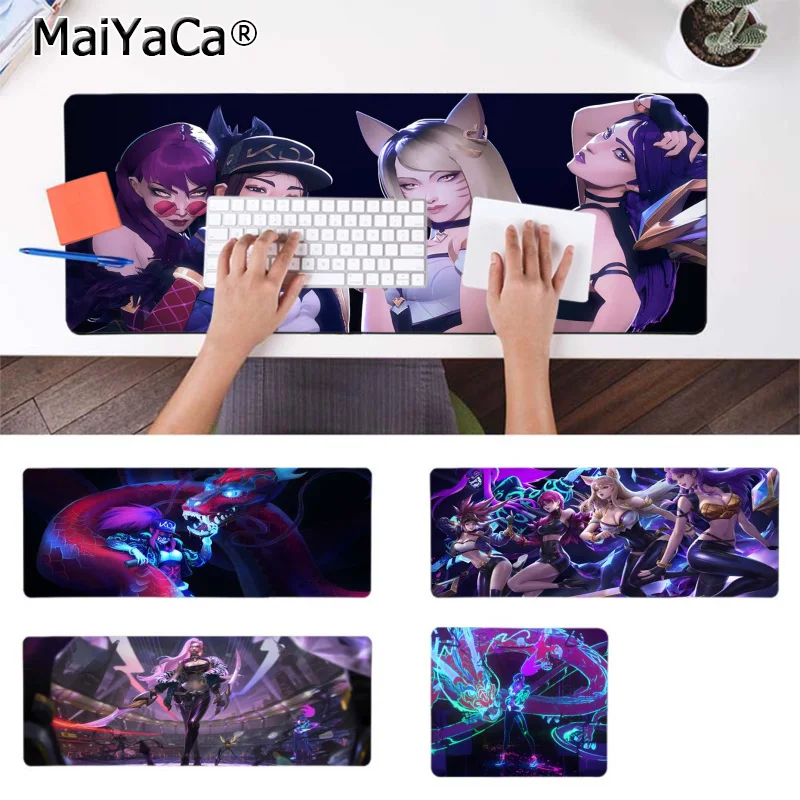 

Maiyaca New Designs League of Legends KDA Durable Rubber Mouse Mat Pad Rubber Mouse Durable Desktop Mousepad