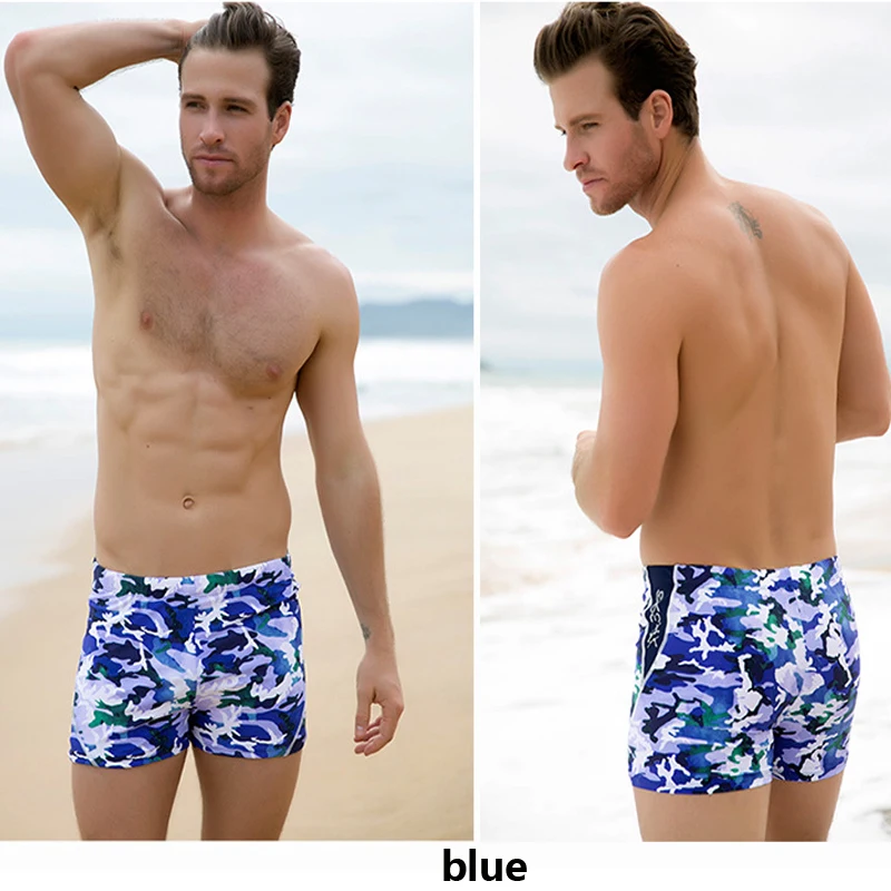 Мужские плавки, короткие плавки, плоские штаны, для любителей спа, камуфляжные плавки, sunga infantil praia menino