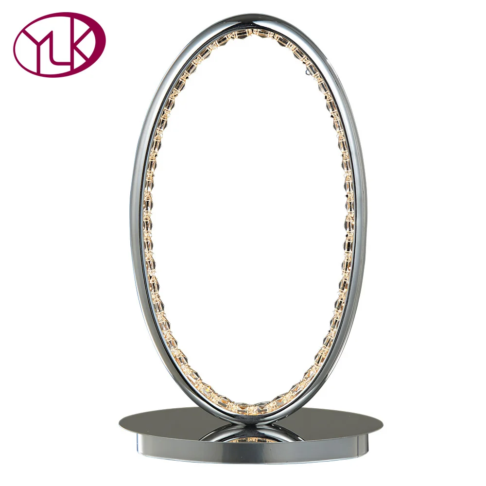 

Youlaike New Arrival LED Table Lamp Living Room Bedroom Creative Oval Crystal Table Light Abajur lampe de table Indoor Lighting