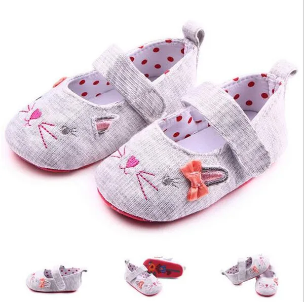 

Lovely Baby Shoes First Walkers Soft Soled Toddler Crib Shoes