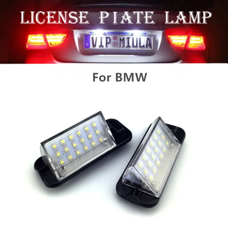 Dreauto 2pcs LED License Number Plate Light Lamp For BMW 3 series E36(1992 1998) 318is 318ti