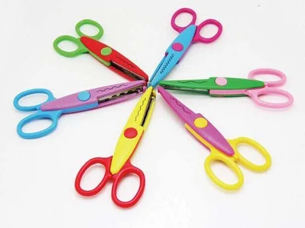 Laciness Zig Zag Студенческая детская бумага pinking scissor скрапбук фотоальбом Сделай Сам срезной ручной работы срезной креативный дневник ремесло