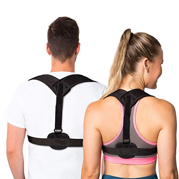 Free Size Adjustable Корректор осанки, корсет на плечо, ортопедическая скобка для спины, пояс для поддержки спины для мужчин и женщин - Цвет: Free Size Adjustable