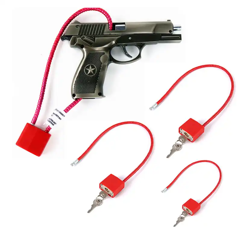 Shop SoftAir Caja de seguridad con cable y llaves para pistola grande