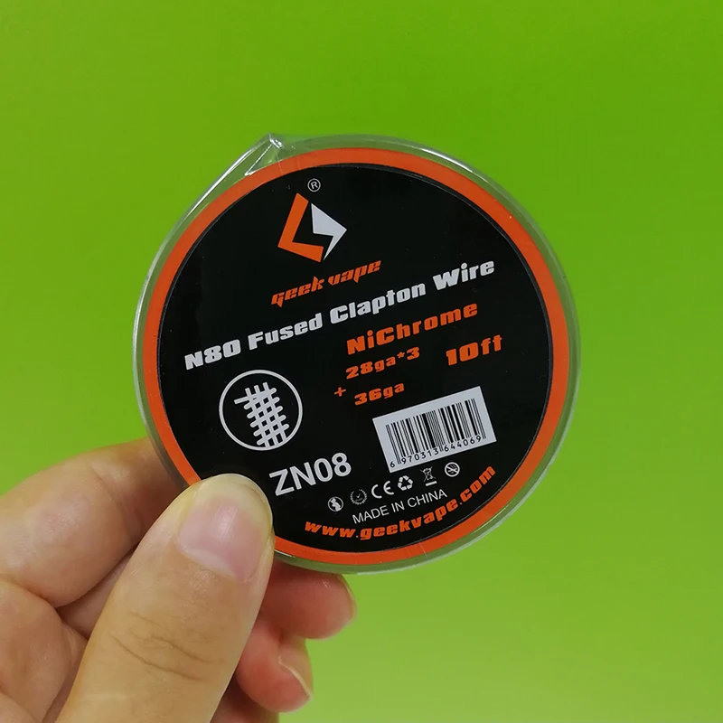 Оригинальная витая проволока Geekvape nichima Ni80 N80 скрученный провод Clapton в рамке для