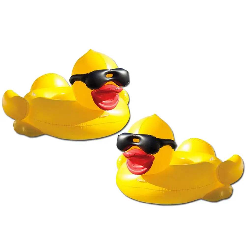 duck with sunglasses float