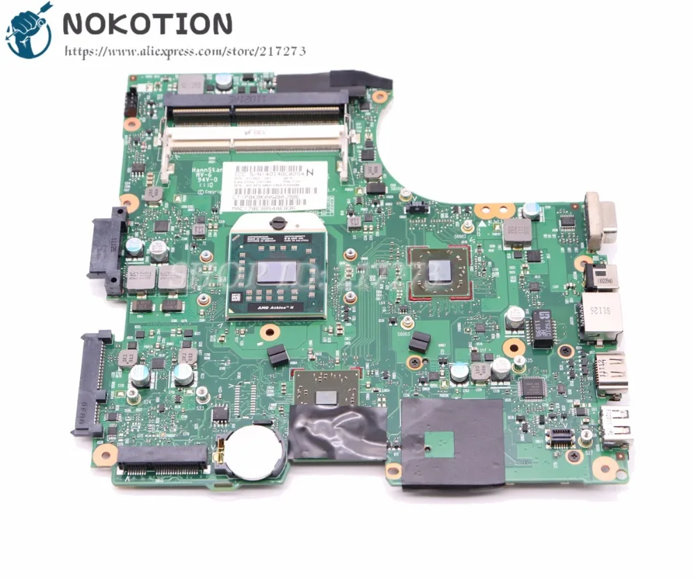 NOKOTION 611803-001 для Hp Compaq 625 325 CQ325 материнская плата для ноутбука RS880M DDR3 разъем s1 с бесплатным процессором