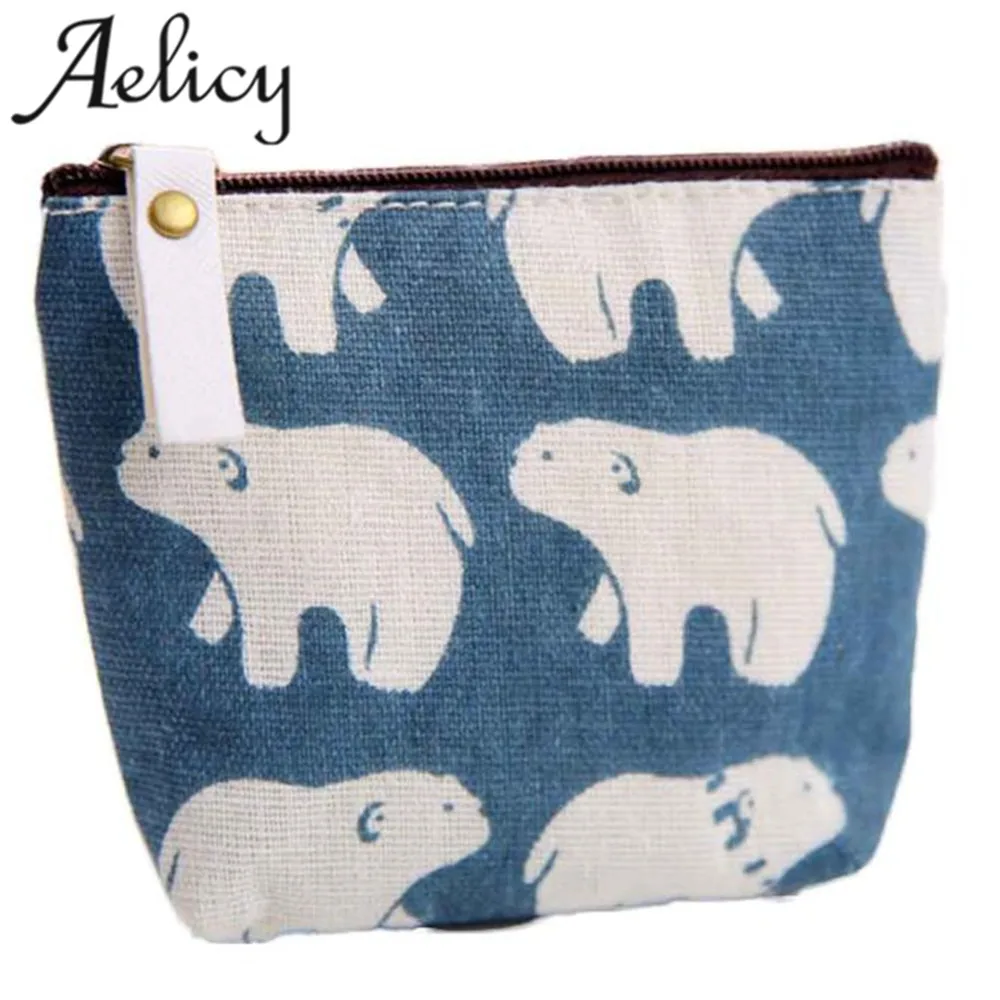 

Aelicy 2018 Hot New Fashion Design light high quality Zipper Pencil Case Cute Portable Key Coin Purse Makeup Bag