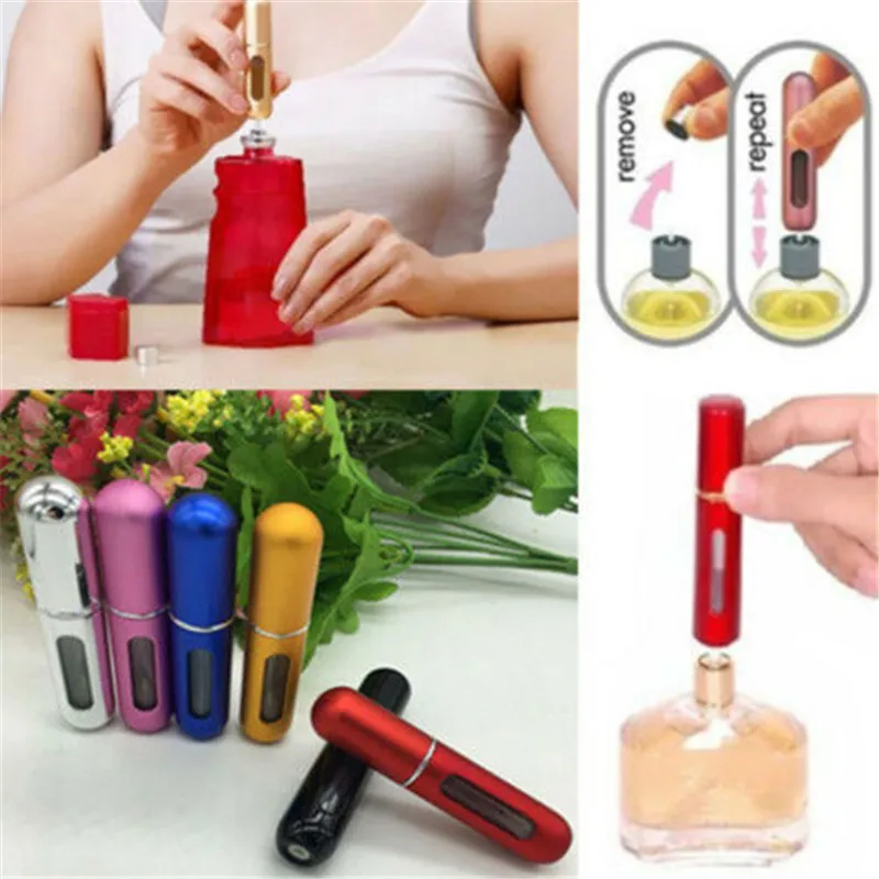 

Empty Portable Driver Perfume Atomizer Bottles Travel Refillable Spray Bottle Scent Pump Case DROP SHIPPING WHOLESALE OK