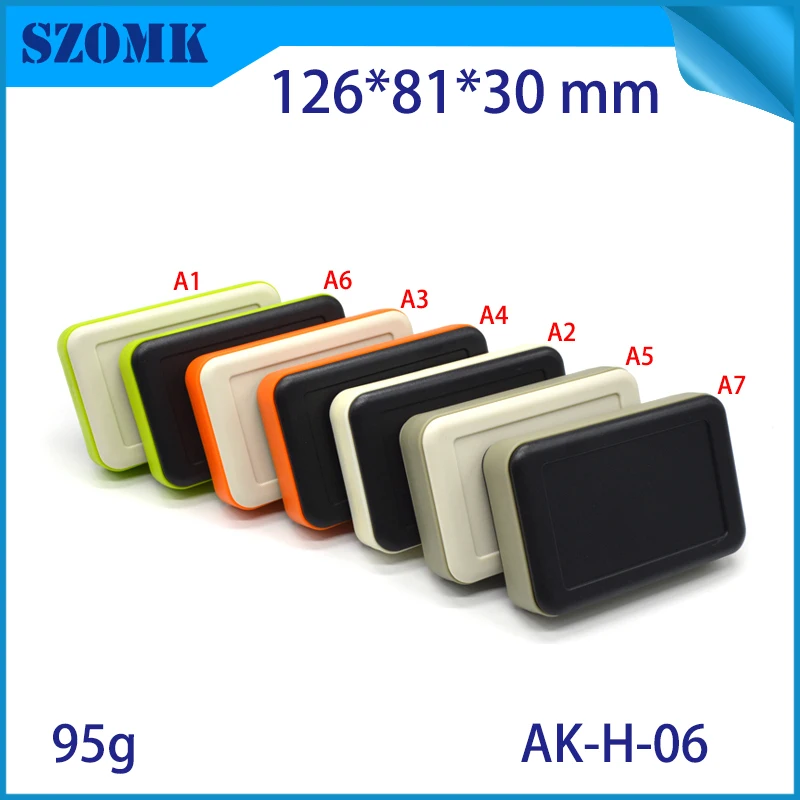 

1 piece plastic abs handheld enclosure electrical project box case for diy design 126*81*30MM wifi routing junction box szomk