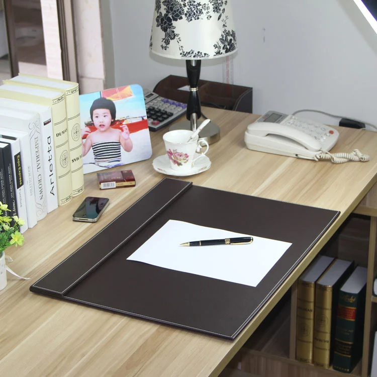 60x45cm large office desk PU leather designing drawing