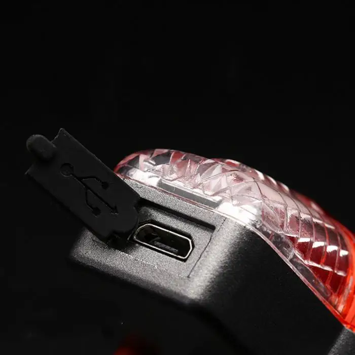 Perfect Hot Selling USB Rechargeable Bicycle Rear Light Cycling LED Taillight Waterproof Mountain Road Bike Lamp 7