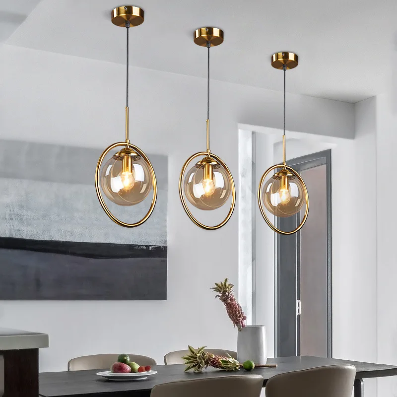 

Nordic Lighting Modern Minimalist Bedroom Hanglamp Bedside Chandelier Magic Bean Bar Restaurant Luxury LED Light Fixtures