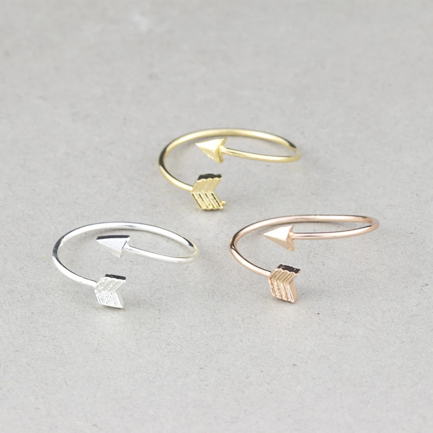Великолепная сказка Bague Femme большие скидки One Direction Arrow Кольца для Для женщин панк