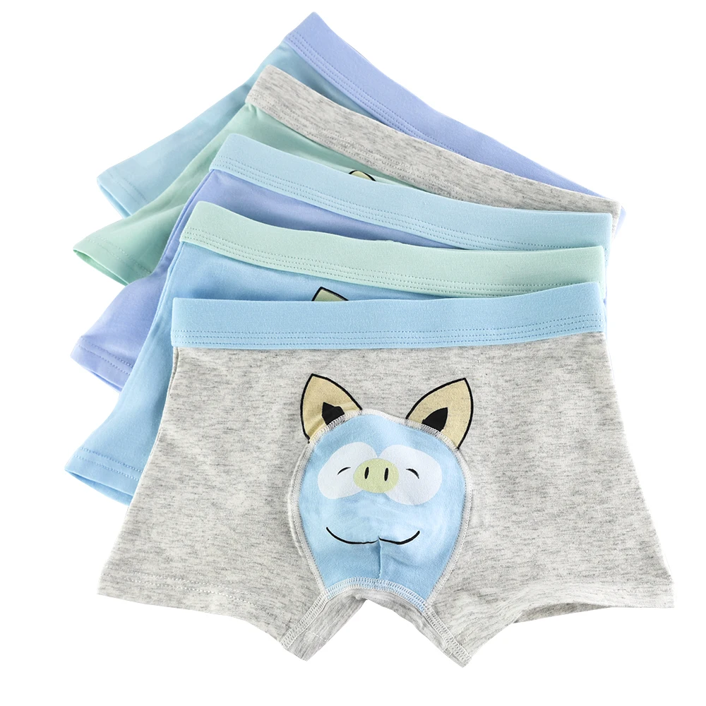 Buy 5 Pcs/lot Cute Cartoon Pattern Kids Underwear Soft
