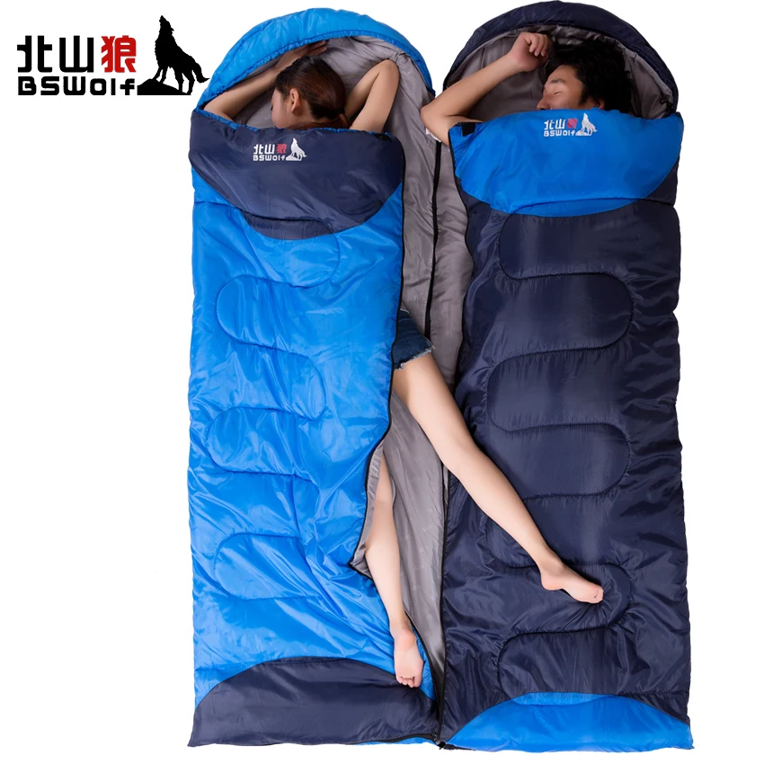 

BSWolf Mini Sleeping Bags 20 * 80cm Camping Outdoor Envelope Sleeping Bag Hiking Waterproof Keep Warm Ultralight Travel Bag