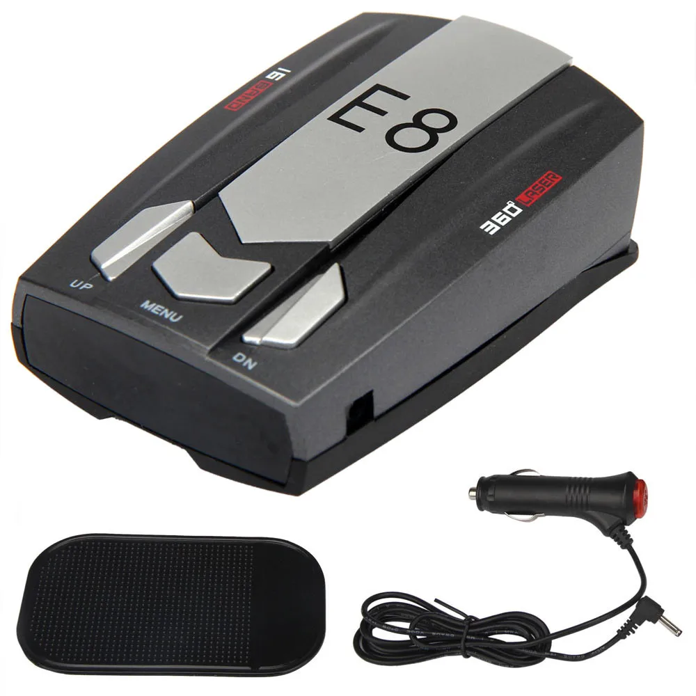 

2019 New Arival E8 Laser Speed Of 360 Voice Warning For Car Electronic Dog Hidden Radar Detector Electronics Dropshipping #z