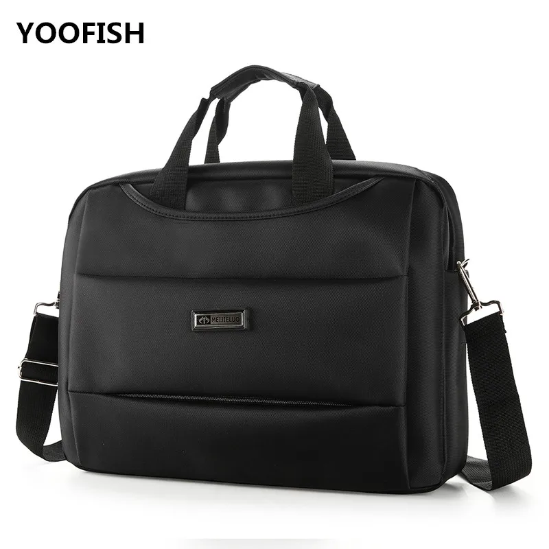 

Free Shipping Men Briefcase 15.6 Inch Business Laptop Tote Bag Oxford Men's Messenger Bags Lawyer Handbag Shoulder Bag For Male