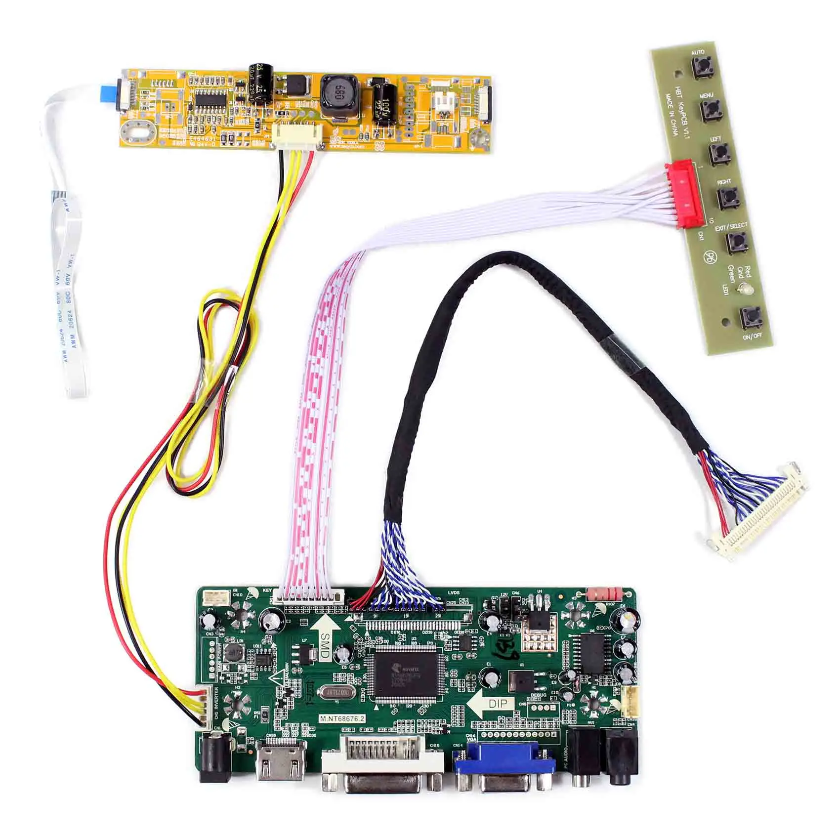 

1920x1080 Resolution HDMI DVI VGA AUDIO LCD Controller Board CLAA215FA04 V1 M215HW01 V6 LCD Display