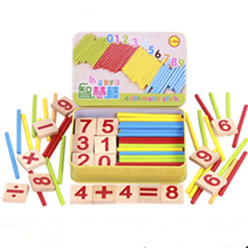 Дети монтессори развивающие игрушки детские раннего обучения арифметика