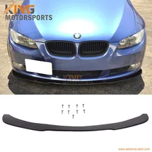 Подходит для 2006 2007 2008 2009 2010 2011 2012 2013 BMW E90 E92 3 серии 2Dr 4Dr передний бампер спойлер сплиттер ПУ Неокрашенный Черный