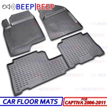 Для Chevrolet Captiva 2006-2011 Автомобильные коврики для затопления ковры автомобильные коврики пылезащитный нескользящий автомобильный Стайлинг украшение интерьера