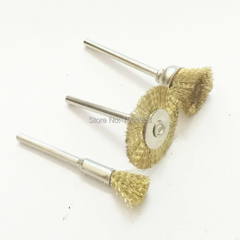 30 pieces Dental lab brushes Polishing copper brass wire brush with