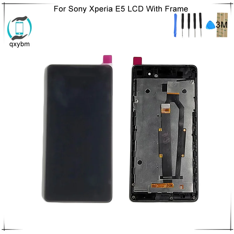 

5.0inch Screen For Sony Xperia E5 F3311 F3313 LCD Display Touch Screen with Frame Digitizer Delivery Fast With T3M Sticker