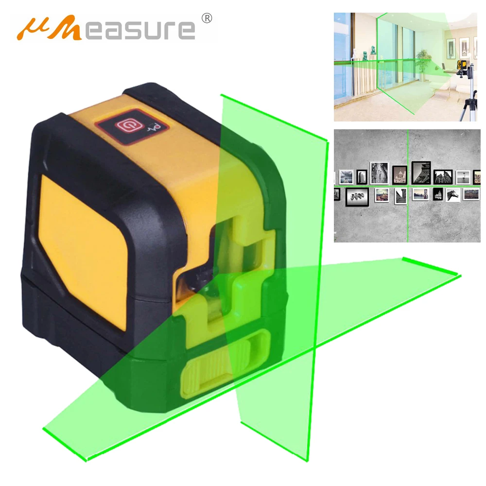 2 Line 15mW Mini Measuring Instrument Cross Line Laser Level Green Light Beam Self leveling laser level Band Mounting Clamp 2 Line 15mW Mini Measuring Instrument Cross Line Laser Level Green Light Beam Self leveling laser level Band Mounting Clamp