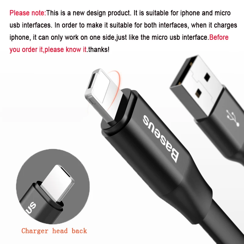 Baseus كابل يو اس بي ل فون X 8 زائد سامسونج XIMI Micro2A تاريخ كابل شحن بطارية خزان الطاقة شاحن USB شحن سلك الحبل