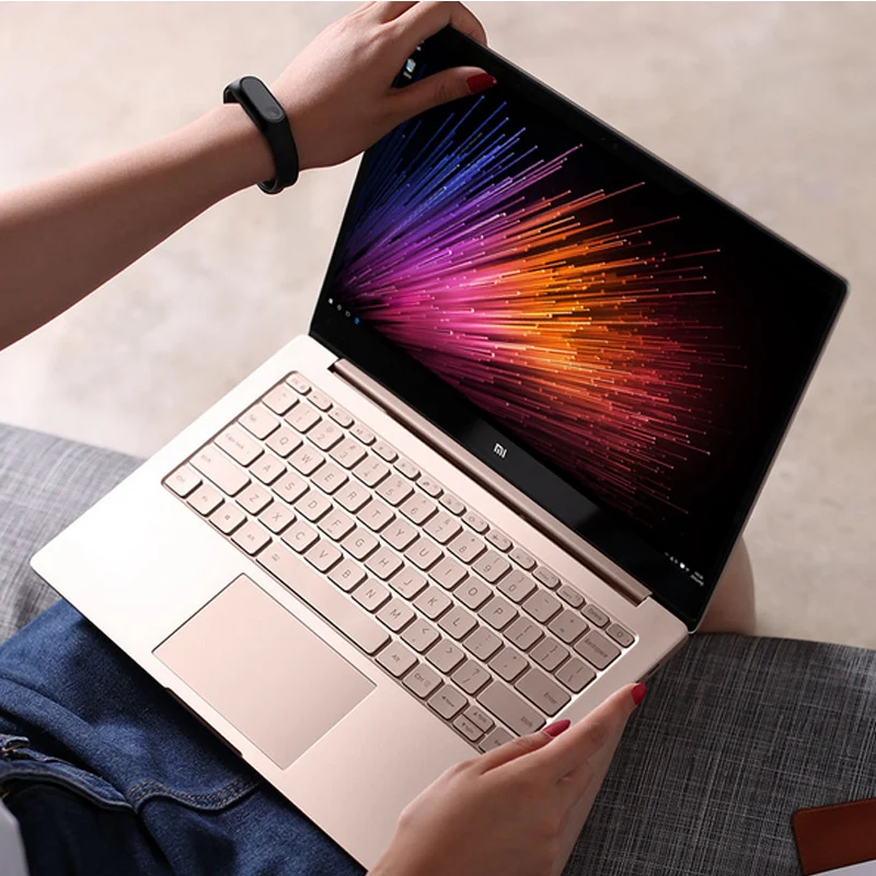 Gold English Xiaomi Air 12 Laptop Notebook Ultra Slim 12.5 inch Windows 10 IPS FHD 1920 x 1080 4GB RAM 128GB SSD HDMI 2.2GHz