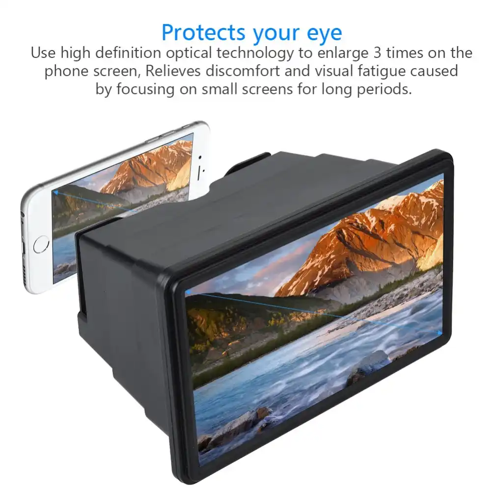 Detail Feedback Questions About 12 Inch Mobile Phone Screen 12 Inch Mobile Phone Screen Amplifier Portable Plastic Retractable High Definition Video Mini