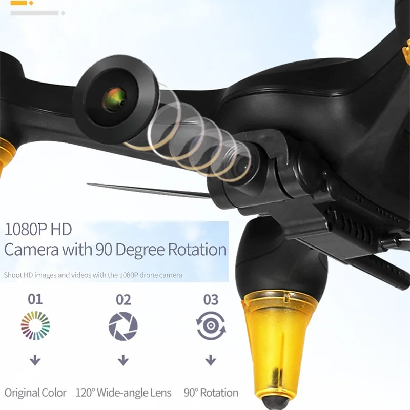 JJRC X3P RC дроны Profesionales безщеточный Квадрокоптер Follow Me Дрон GPS Wi Fi FPV с Камера 1080P VS CG033