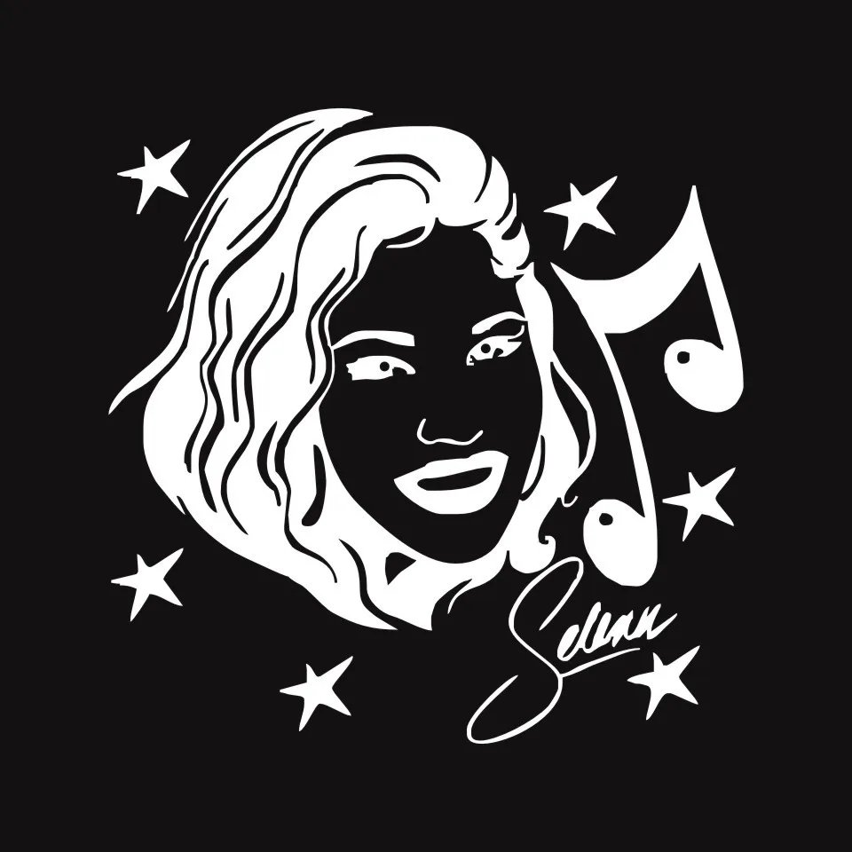 Cunymagos Selena Quintanilla Singer Actress Music Fashion Car Sticker Creative Car Auto Motorcycle Car Vinyl Stickers 13cm13cm (4)
